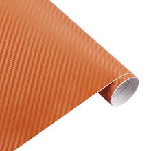 Load image into Gallery viewer, 30cmx127cm 3D Carbon Fiber Vinyl Car Wrap Sheet Roll Film Car stickers and Decals Motorcycle Car Styling Accessories Automobiles