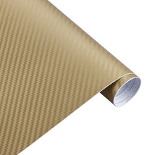 Load image into Gallery viewer, 30cmx127cm 3D Carbon Fiber Vinyl Car Wrap Sheet Roll Film Car stickers and Decals Motorcycle Car Styling Accessories Automobiles