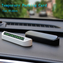 Load image into Gallery viewer, Car Temporary Parking Card Phone Number Card Plate Telephone Number Car Park Stop Automobile Accessories Car-styling