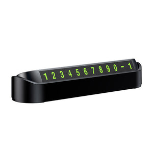 Car Temporary Parking Card Phone Number Card Plate Telephone Number Car Park Stop Automobile Accessories Car-styling
