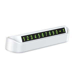 Car Temporary Parking Card Phone Number Card Plate Telephone Number Car Park Stop Automobile Accessories Car-styling